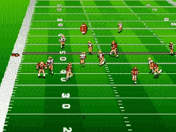 Bill Walsh College Football 95 (USA) screen shot game playing